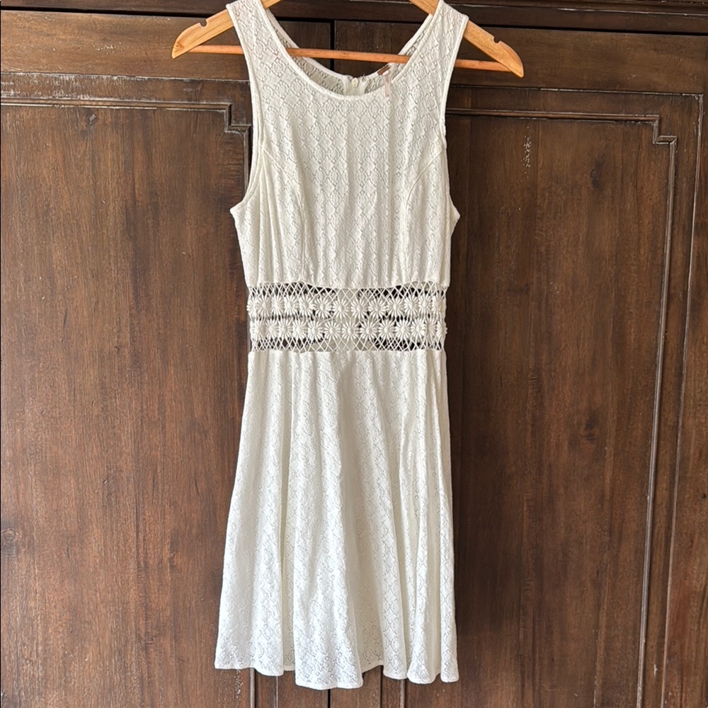 Free People Daisy Lace Fit and Flare dress. Size 6